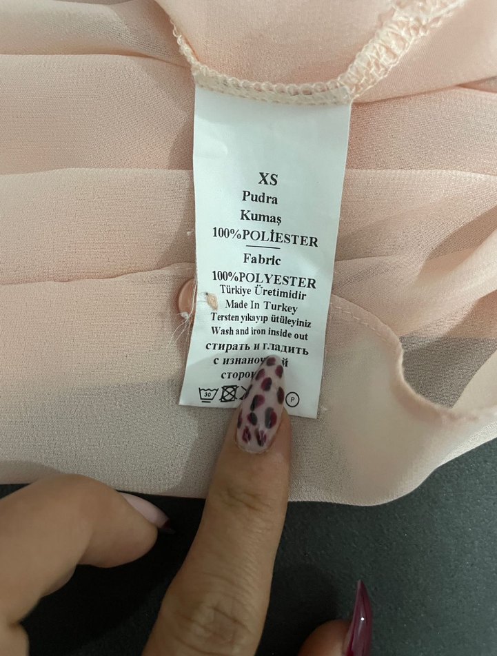 Bej Şeffaf Kadın Bluz - Kolsuz, Salaş - Görsel 5