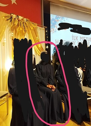 Diğer Balon Kollu Tesettür Elbise
