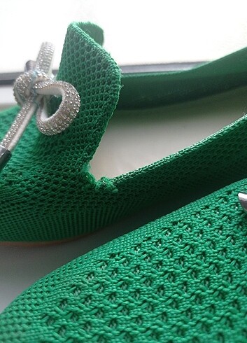 39 Beden Yeşil ayakkabı 