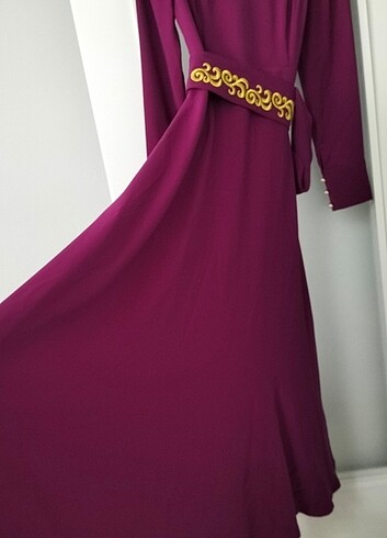 38 Beden pembe Renk Pınar Şems abiye elbise