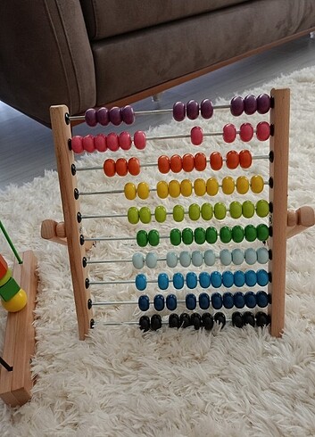 İKEA Ahşap Abaküs ve Boncukku Labirent