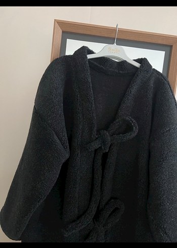 Siyah Midi Kadın Hırka - Görsel 3