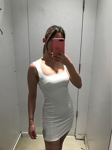 xs Beden beyaz Renk Beyaz mini elbise