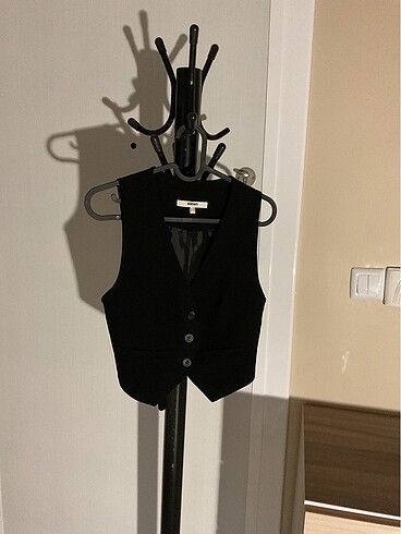Crop kolsuz blazer