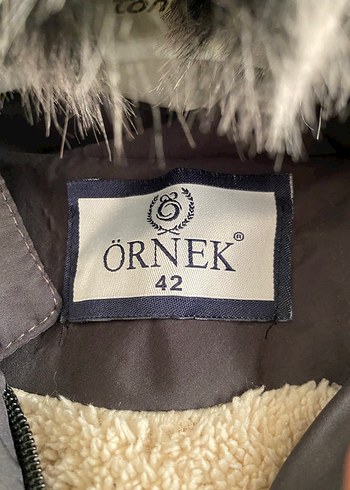 Gri Uzun Kadın Gotik Fermuarlı Kaban - Görsel 5