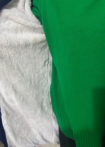 Lacivert Kapüşonlu Midi Kadın Mont - Görsel 4