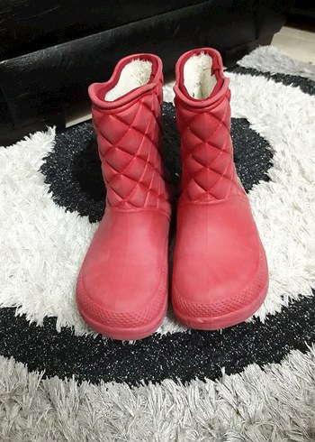 Kız Çocuk Kırmızı Kürklü Minnie Bot - Görsel 3