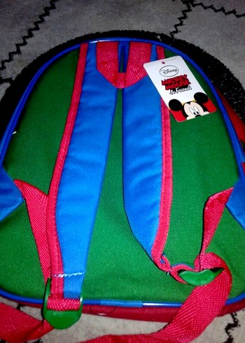 Renkli Mickey Mouse Okul Çantası - Görsel 2