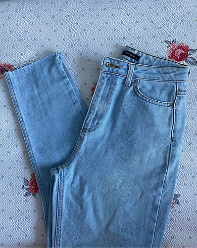 trendyol mavi mom jean