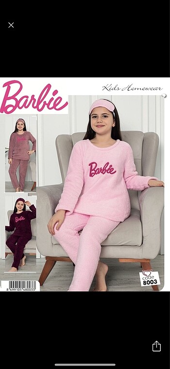 Diğer Simli nakış detaylı welsoft pelüş polar pijama takımı
