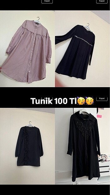 Tunik indirimde