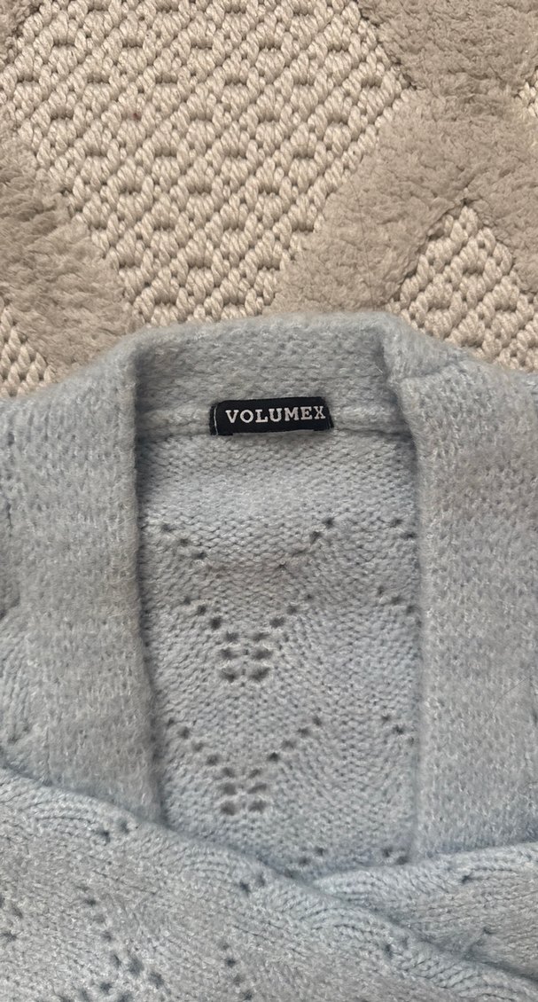 Gri Örgü Bohem Kadın Hırka - Görsel 2