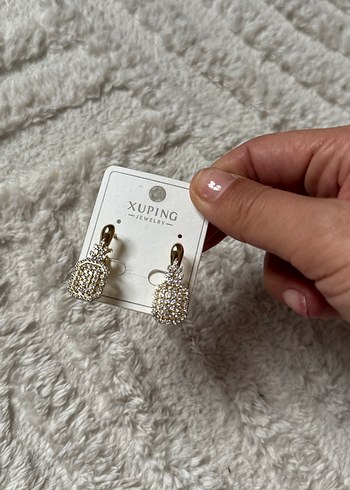 Hiç Kullanılmadı Xuping Mini Altın Renkli Parlak Küpeler - Görsel 2