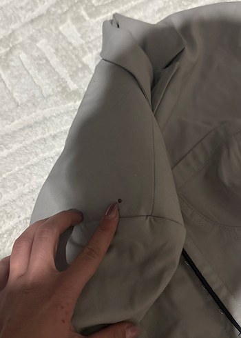 Bershka Gri Piliseli Kadın Pantolon Ceket Takım - Görsel 7