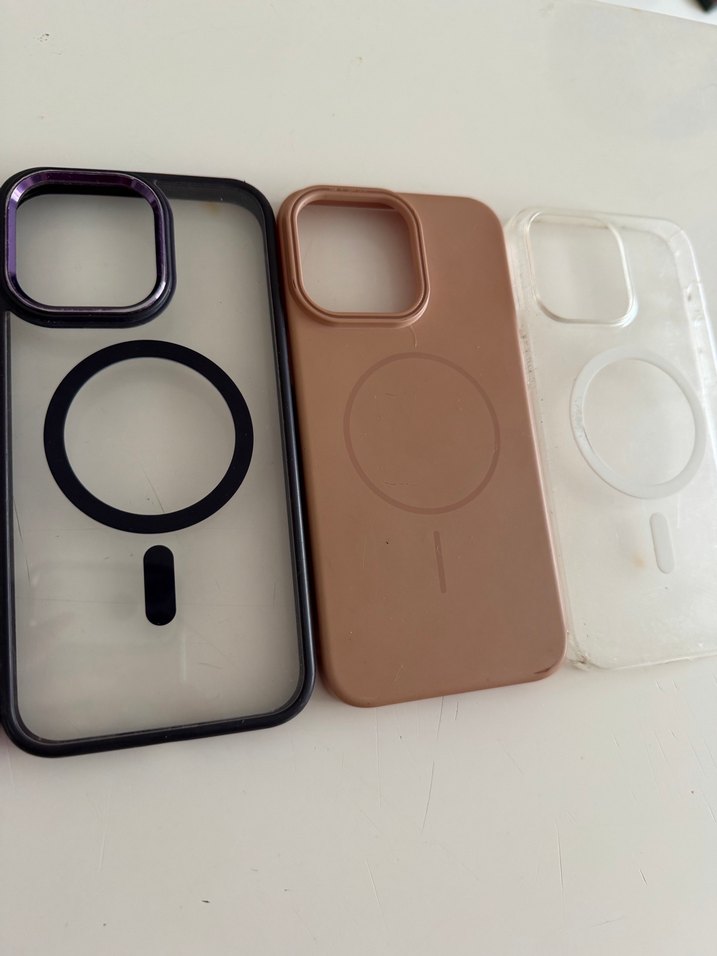 15 pro max Payetli Çok Renkli Telefon Kılıfı - Görsel 4