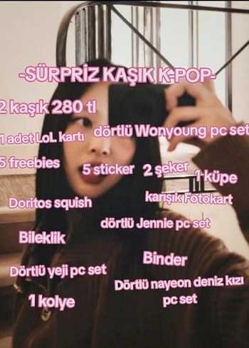 sürpriz kaşık K-POP