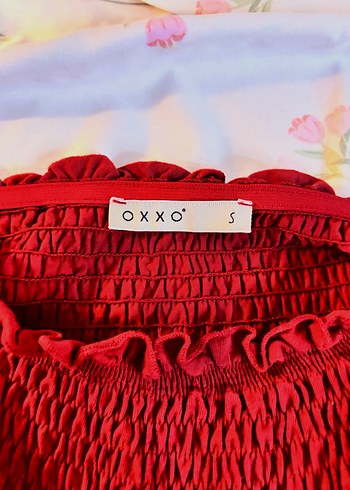 Kırmızı Drapeli Midi Cottagecore Bohem Elbise - Görsel 3