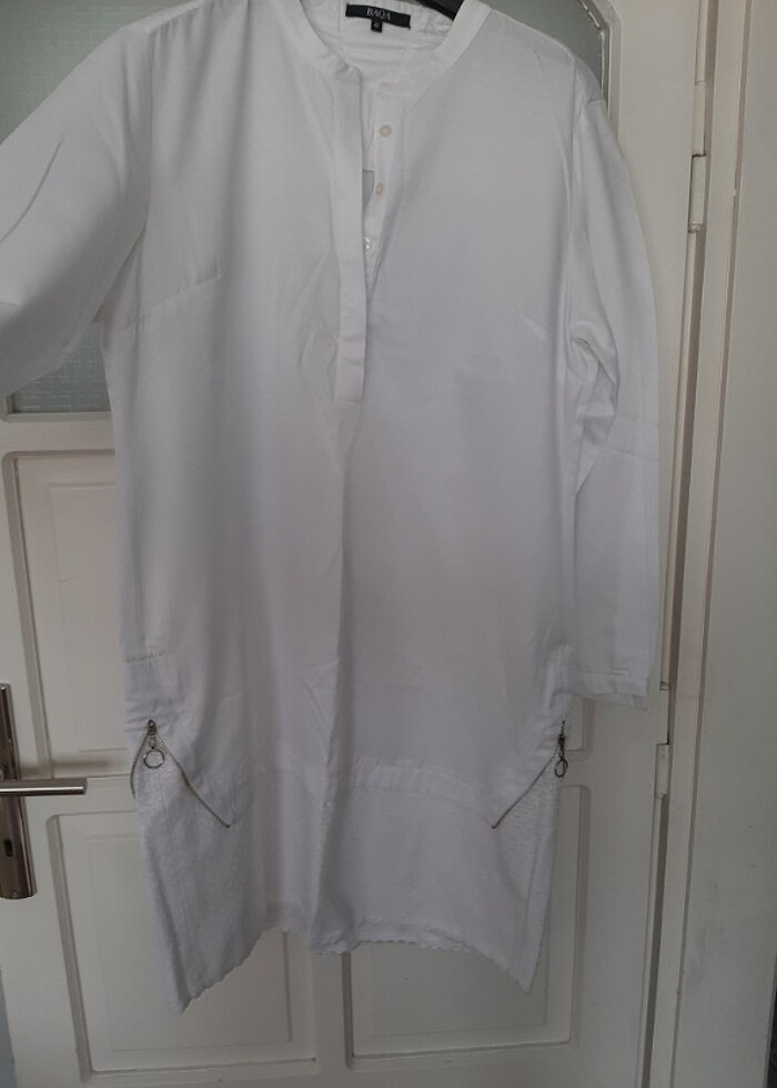 Beyaz tunik - Görsel 3