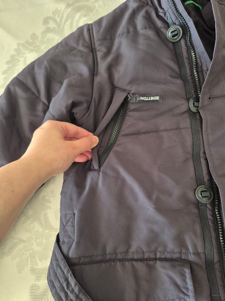 Benetton markaMont Kapüşonlu - Görsel 3