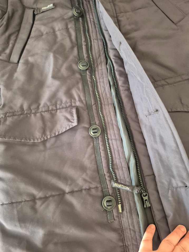 Benetton markaMont Kapüşonlu - Görsel 5