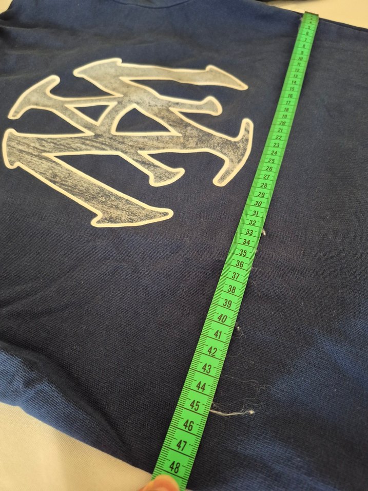 Koyu Mavi Kapüşonlu Erkek Sweatshirt - Görsel 4