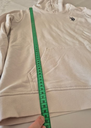 U.S. Polo Assn. Bej Düğmeli Erkek Sweatshirt - Görsel 3