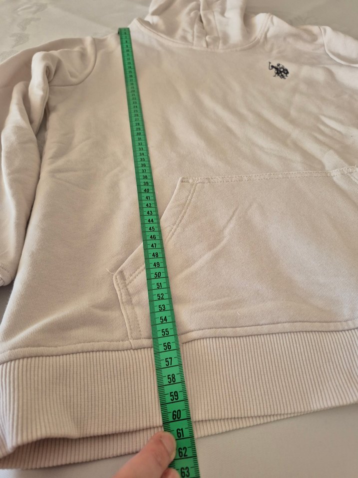 U.S. Polo Assn. Bej Düğmeli Erkek Sweatshirt - Görsel 3