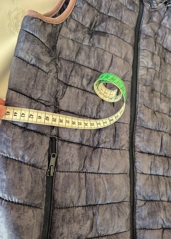 Laacivertimsi Kapüşonlu Fermuarlı şişme erkek çocuk Yeleği - Görsel 3