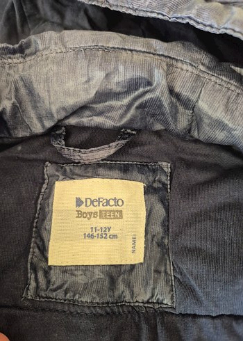 Laacivertimsi Kapüşonlu Fermuarlı şişme erkek çocuk Yeleği - Görsel 4