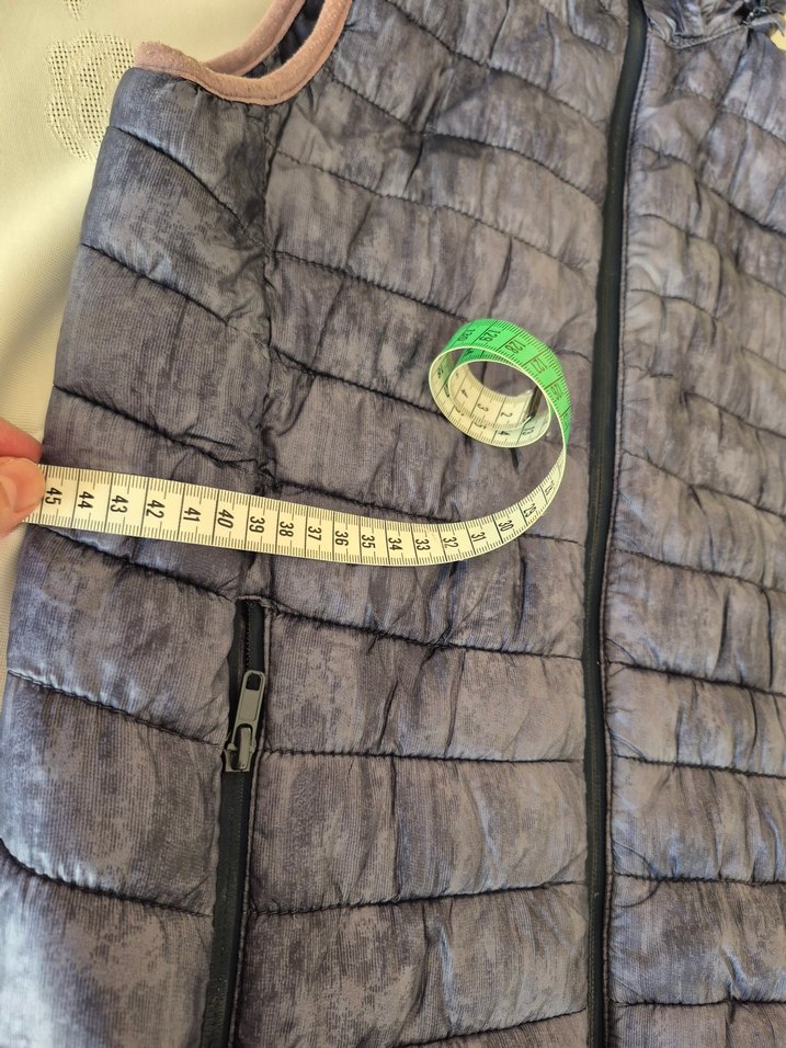 Laacivertimsi Kapüşonlu Fermuarlı şişme erkek çocuk Yeleği - Görsel 3