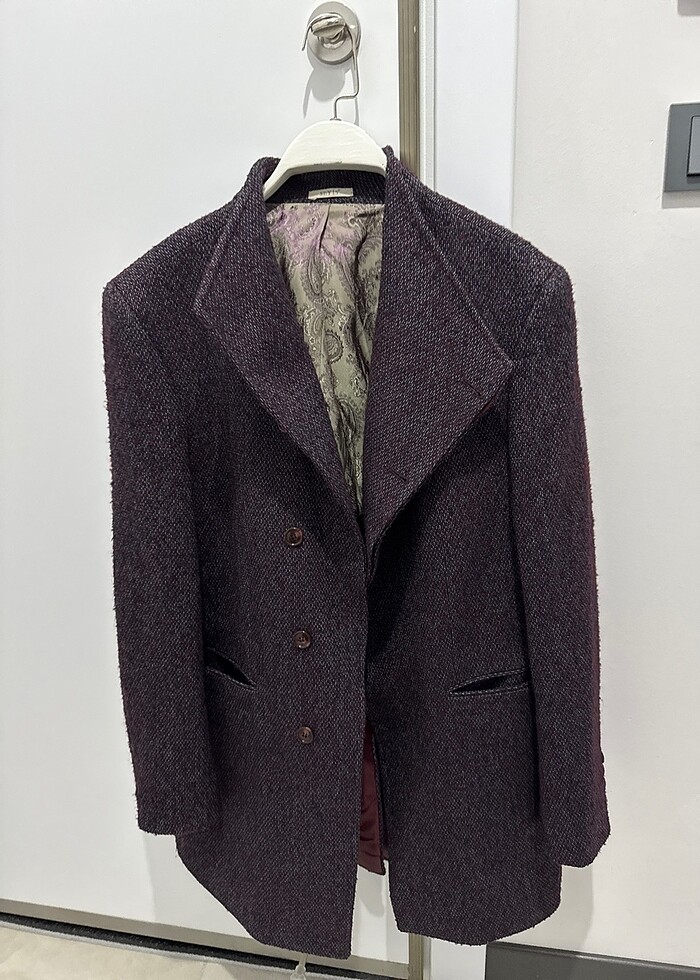 Erkek yün kaban koltuk altı.54.cm boy .83.cm - Görsel 2