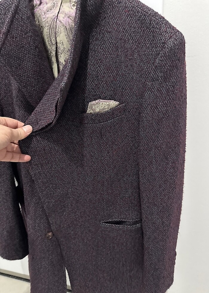 Erkek yün kaban koltuk altı.54.cm boy .83.cm - Görsel 5