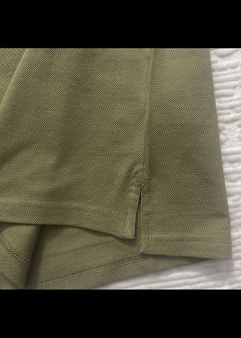 Orijinal Tommy Hilfiger Erkek Haki Kısa Kollu Polo Tişört - Görsel 4