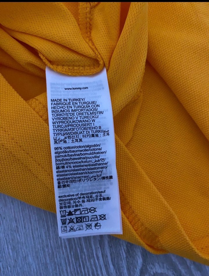 Orijinal Tommy Hilfiger Polo yaka tişört - Görsel 4