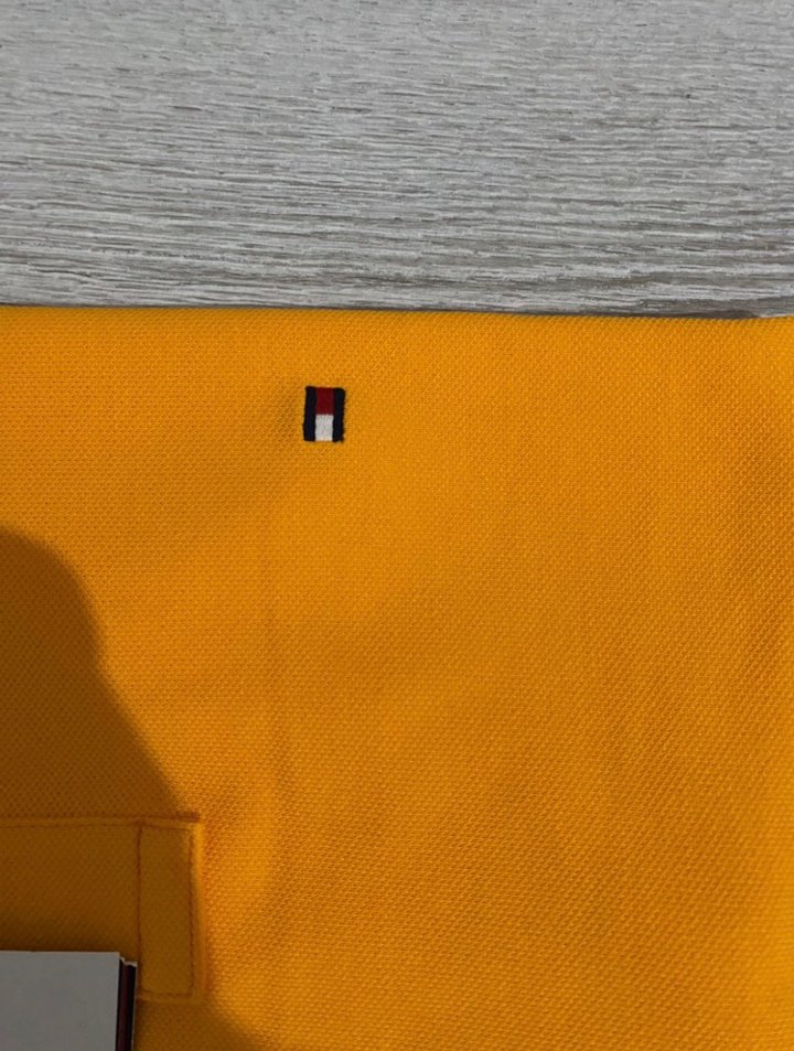 Orijinal Tommy Hilfiger Polo yaka tişört - Görsel 3