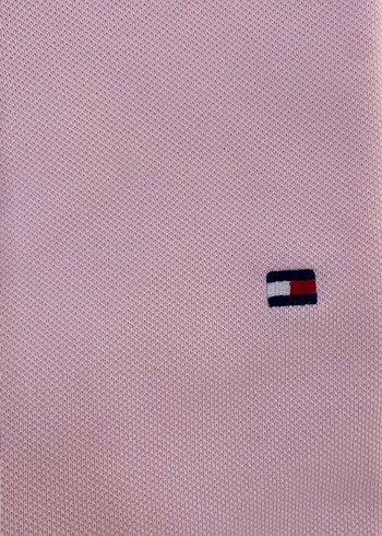 Orijinal Tommy Hilfiger Pembe Regular Fit Polo Tişört - Görsel 5