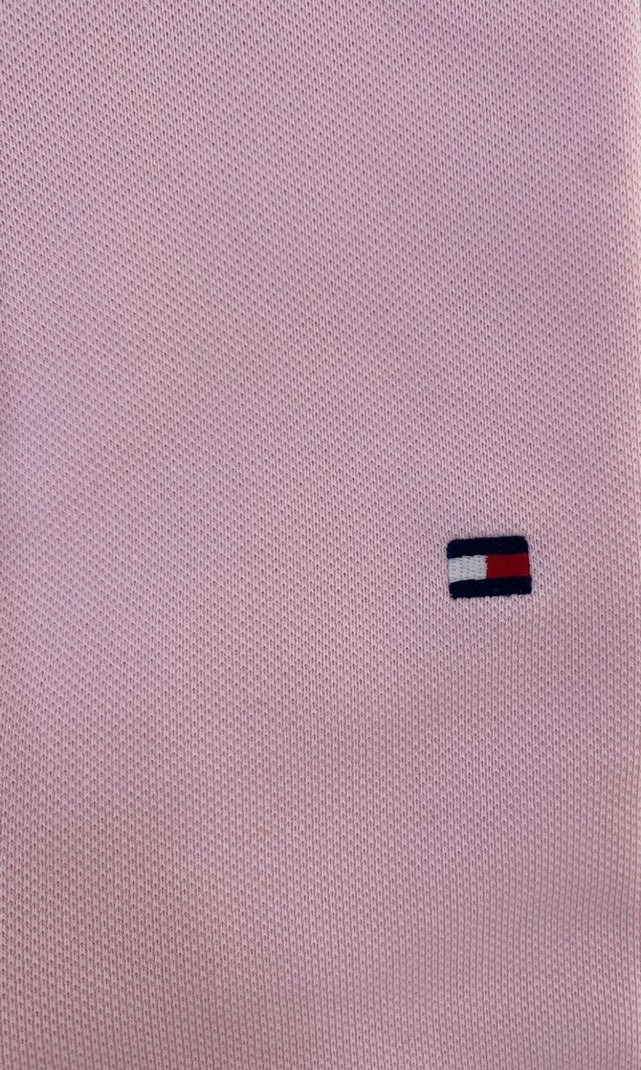 Orijinal Tommy Hilfiger Pembe Regular Fit Polo Tişört - Görsel 5