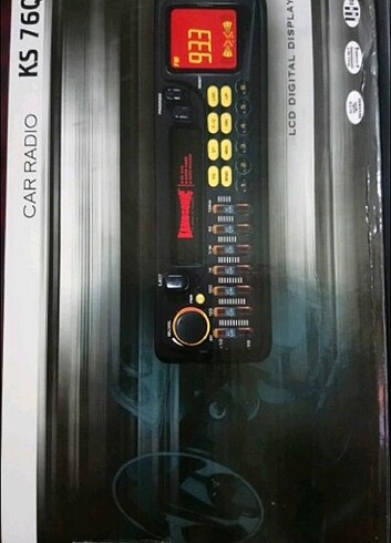 Sıfır ürün OTO TEYP 4X50W EKOLAYZERL? KASET/FM KAMOSONIC KS-76Q - Görsel 2