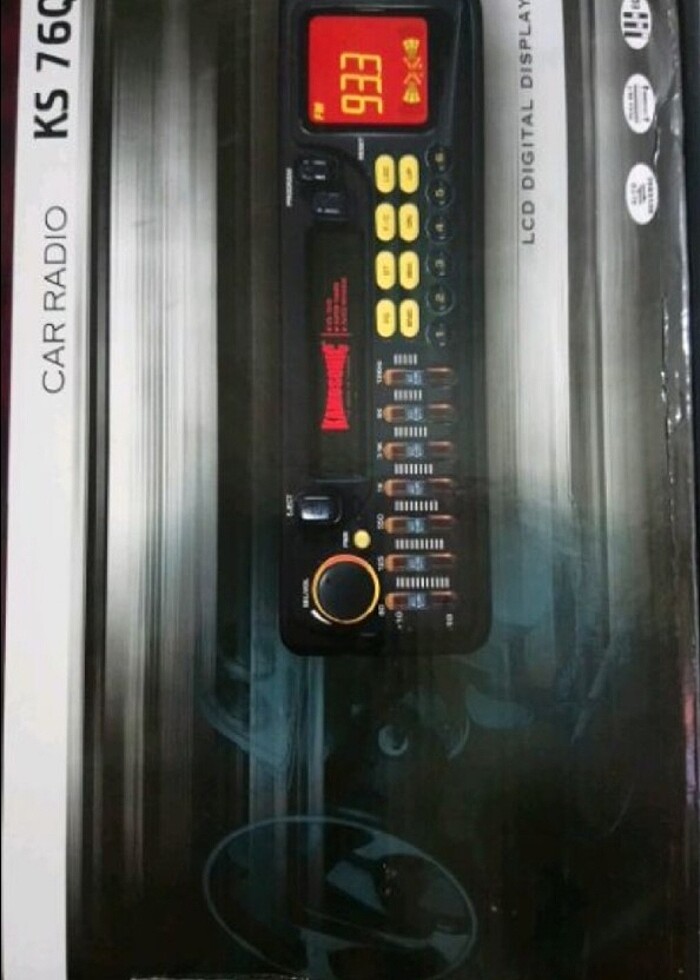 Sıfır ürün OTO TEYP 4X50W EKOLAYZERL? KASET/FM KAMOSONIC KS-76Q - Görsel 2