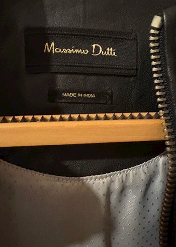 Massimo Dutti Deri Ceket - Görsel 4