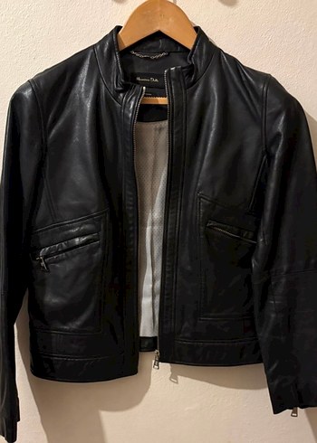 Massimo Dutti Deri Ceket - Görsel 2