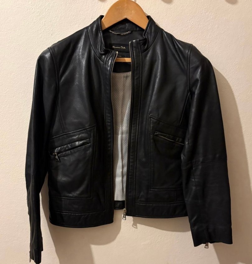 Massimo Dutti Deri Ceket - Görsel 2