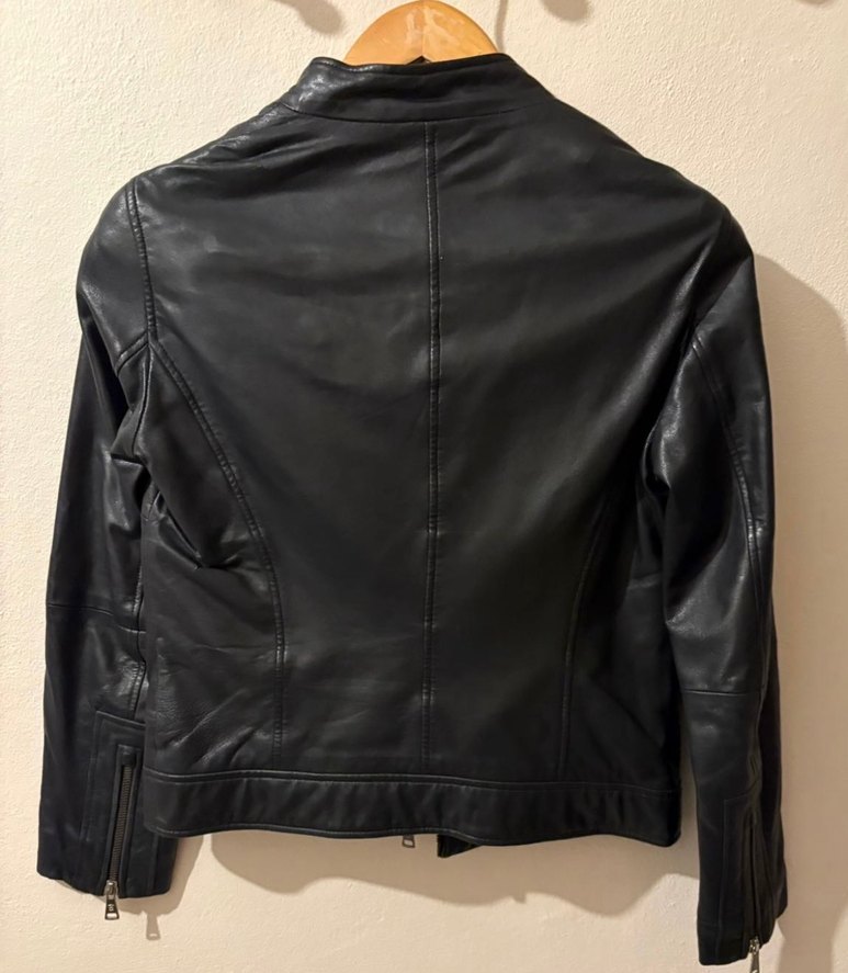 Massimo Dutti Deri Ceket - Görsel 3