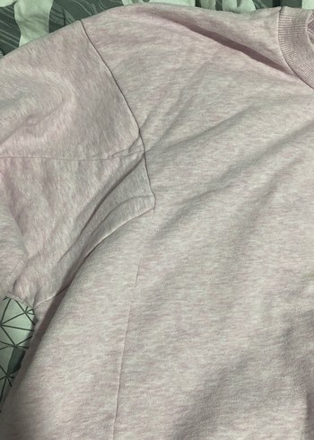 Pembe Kadın Uzun Kollu Sweatshirt - Görsel 2