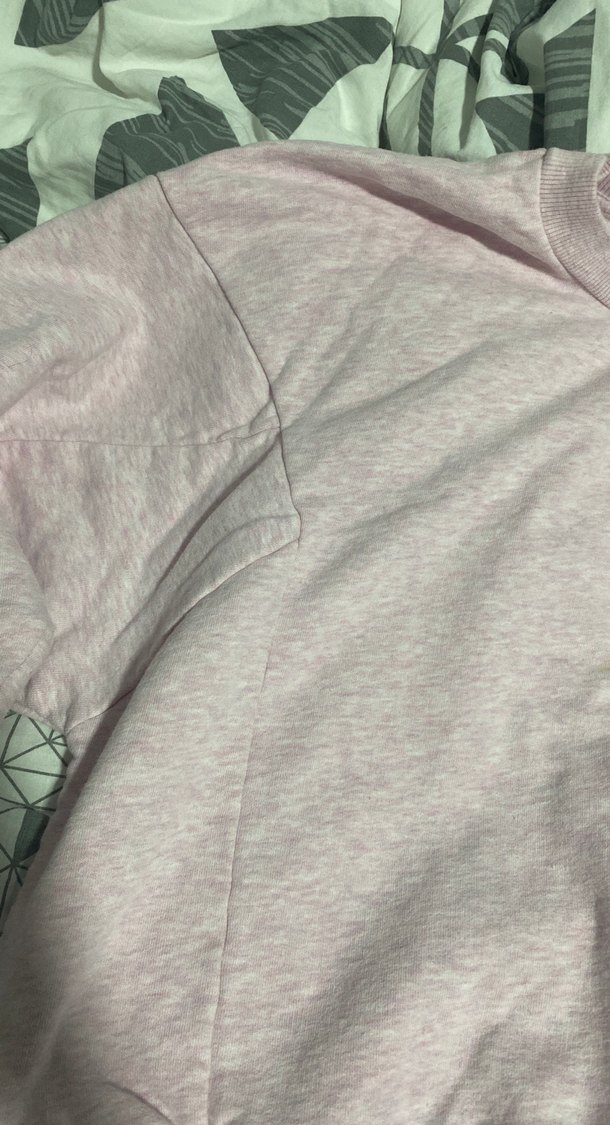 Pembe Kadın Uzun Kollu Sweatshirt - Görsel 2