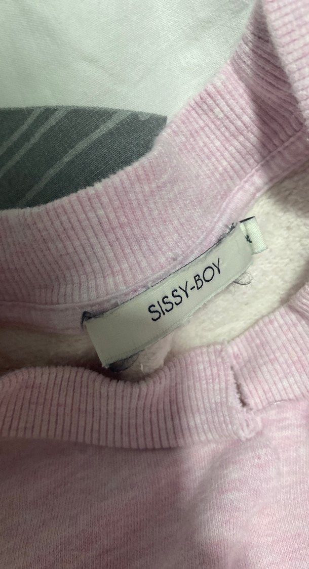 Pembe Kadın Uzun Kollu Sweatshirt - Görsel 3