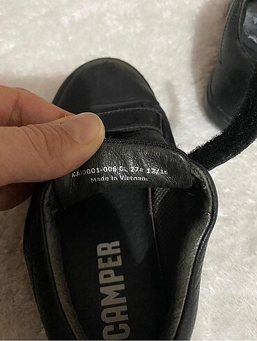 27 Beden siyah Renk Camper çocuk spor günlük ayakkabı