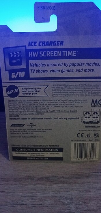 Beden TR DE YOK! UZUN KART Hot Wheels The Fate of The Furious İce Cha