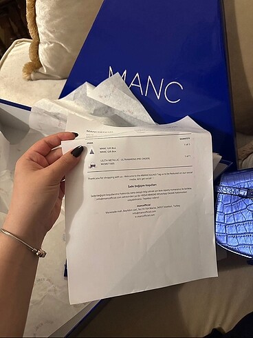 Beden lacivert Renk MANC çanta