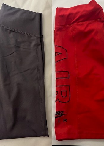Nike Kırmızı Midi Spor Tayt